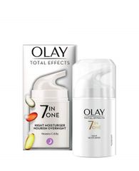 Kem Dưỡng Trẻ Hóa Da Ban Đêm Olay Total Effects 7in1 - 50ml - Chất Kem Mịn, Giúp Làm Sáng Da, Ngừa Nếp Nhăn