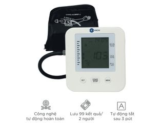 Máy Đo Huyết Áp Bắp Tay Tự Động Kachi MK293 - Thiết Kế Nhỏ Gọn, Dễ Sử Dụng, Lưu Trữ 99 Kết Quả, Màn Hình LCD Rõ Nét