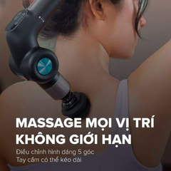 Máy Massage Cầm Tay Maxcare Max638Pro - Thiết kế Gọn Nhẹ Kèm 6 Đầu Massage Chuyên Nghiệp, Tốc độ Điều Chỉnh 1200-3200RPM
