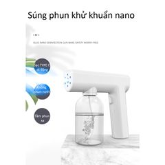 Máy Phun Khử Trùng Nano Cầm Tay CTFAST-05 - Thiết Bị Khử Khuẩn Gia Đình Không Dây Với Ánh Sáng Xanh, An Toàn Và Hiệu Quả