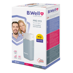 Máy tăm nước B.Well Swiss Pro-913 - Thiết bị vệ sinh răng miệng cầm tay, hỗ trợ hiệu quả, nhỏ gọn, đa chế độ sạc USB tiện lợi.