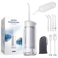 Máy tăm nước gấp gọn 3 chế độ làm sạch Hangy HM23 - Công nghệ tia nước siêu âm, áp suất 120PSI, chăm sóc răng miệng hiệu quả tại nhà