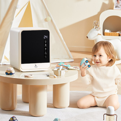 Máy Tiệt Trùng và Sấy Khô Bình Sữa Moaz BeBe MB-082 - Công Nghệ UVC Tiệt Trùng 99.99%, Dung Tích 22L, Thiết Kế Sang Trọng
