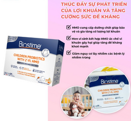Men Vi Sinh Tiêu Hóa Cho Bé Biostime Probiotic HMO Úc - Hỗ Trợ Tiêu Hóa Khỏe, Cải Thiện Chức Năng Đường Ruột, Dinh Dưỡng Tốt Nhất