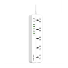 Ổ Cắm Điện Giga Electric GS-C5614 - 5 Cổng Tiêu Chuẩn & 6 Cổng USB Sạc Nhanh - Thiết Bị Gia Đình Thông Minh An Toàn Cho Trẻ Em