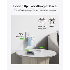 Pin sạc dự phòng Anker Fusion 10000mAh A1637 - Sạc nhanh 30W với cáp tích hợp Type C và Lightning, thiết kế gọn nhẹ, tiện lợi