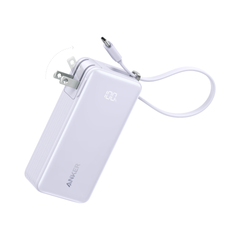 Pin sạc dự phòng Anker Fusion 10000mAh A1637 - Sạc nhanh 30W với cáp tích hợp Type C và Lightning, thiết kế gọn nhẹ, tiện lợi