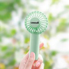 Quạt cầm tay mini Creen CR-DC03 - 3 tốc độ, dung lượng pin 2000mAh, thiết kế nhỏ gọn, dễ mang theo, lưu trữ tiện lợi cho mùa hè.