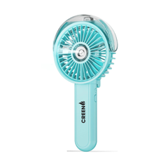 Quạt Cầm Tay Mini Creen CR-S5 Tích Hợp Phun Sương - Quạt Tản Nhiệt Thông Minh, Thiết Kế Gọn Nhẹ Dành Cho Ngày Nóng Khô