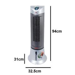 Quạt tháp hơi nước Saiko TFC-980PH - Quạt làm mát, cân bằng độ ẩm và lọc sạch không khí với điều khiển từ xa, 3 chế độ gió.