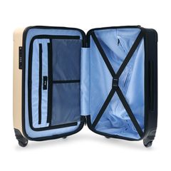 Vali MLB Classic Monogram LA Dodger Size 22 Trắng Kem - 4 Bánh Xoay 360 và Thiết Kế Thời Trang Đối Với Người Hâm Mộ Bóng Chày