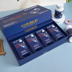 Viên Hỗ Trợ Xương Khớp MSM Gold Samsung Bio Pharm Hàn Quốc - Hộp 4 Lọ 120 Viên 500mg, Tăng Cường Độ Dẻo Dai Cho Khớp