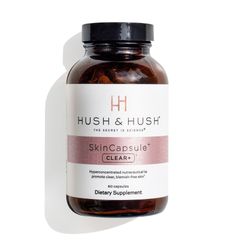 Viên Uống Hush & Hush Skin Capsule Clear+ Giảm Mụn, Hỗ Trợ Da Sáng Khỏe, Chất Lượng Cao 60 Viên - Sản Phẩm Chăm Sóc Da Từ Thiên Nhiên