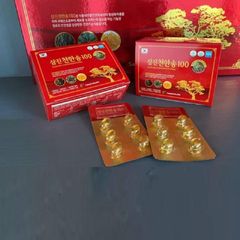 Viên uống tinh dầu thông đỏ Samjin Cheonhansong - Hỗ trợ sức khỏe, tăng đề kháng và thanh lọc cơ thể, hộp 120 viên cao cấp từ Hàn Quốc