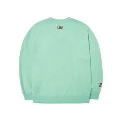 Áo sweater MLB Like Cartoon Boston Red Sox 3AMTL0224-43MTL màu xanh mint