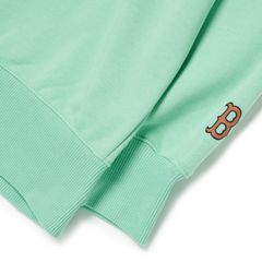 Áo sweater MLB Like Cartoon Boston Red Sox 3AMTL0224-43MTL màu xanh mint