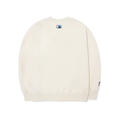 Áo sweater MLB Like Cartoon New York Yankees 3AMTL0224-50CRS màu trắng kem