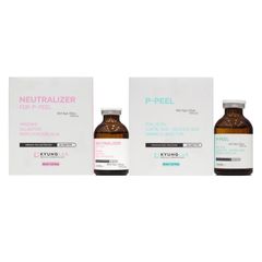 Bộ Đôi Peel Da Sinh Học Kyung Lab P-Peel & Neutralizer - Tẩy Tế Bào Chết Dịu Nhẹ, Trẻ Hóa Da Tại Nhà, 30ml/lọ