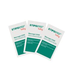 Bột hỗ trợ nhuận tràng Stipsipeg Baby Macrogol 3350 cho trẻ từ 6 tháng - Làm mềm phân, hỗ trợ tiêu hóa tự nhiên hiệu quả và an toàn.