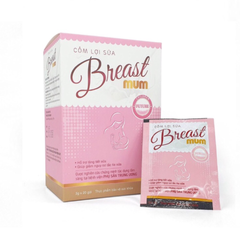 Cốm lợi sữa Breast Mum - Hỗ trợ tăng tiết sữa mẹ tự nhiên từ thảo dược, dễ sử dụng, an toàn cho sức khỏe mẹ và bé, hộp 20 gói