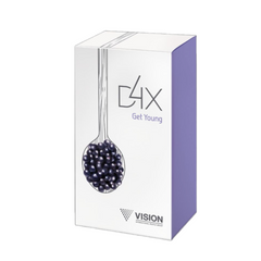 D4X Get Young Vision - Thực phẩm chức năng trẻ hóa và làm đẹp da, hỗ trợ chống oxy hóa, hộp 10 gói, sức khỏe toàn diện