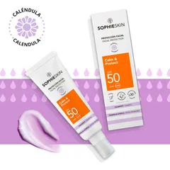 Kem Chống Nắng Sophieskin Calm & Protect SPF50 - Dành Cho Da Khô Nhạy Cảm, Bảo Vệ Hiệu Quả Và Dịu Nhẹ, Chống Nắng Cao