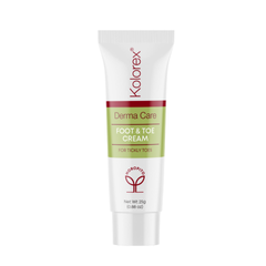 Kem Kolorex Derma Care Foot & Toe Cream - Hỗ trợ cải thiện nấm chân, ngứa móng, phục hồi da chân nứt nẻ, chiết xuất thiên nhiên