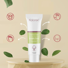 Kem Kolorex Derma Care Horopito 50g - Dưỡng Da Nhạy Cảm, Hỗ Trợ Phục Hồi, Giảm Ngứa, Mẩn Đỏ, Chăm Sóc Da Bẹn, Kẽ Chân, Mát Xa Dịu êm