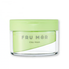 Mặt Nạ Đất Sét Fru Mor - Hỗ Trợ Giảm Nhờn, Mụn Đầu Đen Chiết Xuất Từ Thiên Nhiên Dưa Gang, Rau Má, Dành Cho Da Dầu, Mụn
