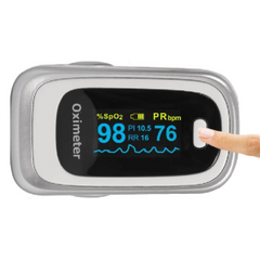 Máy Đo Nồng Độ Oxy Trong Máu SpO2 Dr.O2 Express+ Oximeter - Thiết Bị Chăm Sóc Sức Khỏe Dễ Dùng, Kết Quả Chính Xác, Màn Hình LED Rõ Ràng