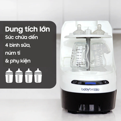 Máy Rửa Bình Sữa Tiệt Trùng Sấy Khô Baby Brezza Bottle Washer Pro - 6 Chế Độ Hoạt Động, Tiện Lợi Cho Mẹ, Tối Ưu Hóa Vệ Sinh Bình Sữa