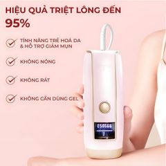 Máy triệt lông lạnh Genie Mitechan Extra Kool - Thiết bị IPL tẩy lông vĩnh viễn tại nhà với công nghệ chăm sóc da không đau