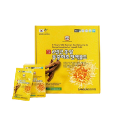 Nước sâm đông trùng hạ thảo Samsung Red Ginseng & Dongchunghacho Liquid Gold - Hỗ trợ tăng cường sức khỏe, phục hồi thể lực