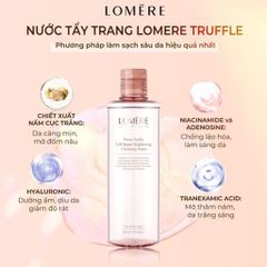 Nước Tẩy Trang Lomere Prime Truffle Cell Repair 300ml - Làm Sạch Sâu, Phục Hồi Da, Cấp Ẩm Tự Nhiên, Dành Cho Mọi Loại Da