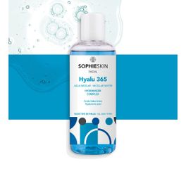 Nước tẩy trang thuần chay Sophieskin Hyalu 365 Agua Micellar 250ml - Làm sạch sâu, cấp ẩm và dịu nhẹ cho mọi loại da, kể cả da nhạy cảm