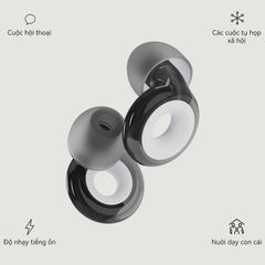 Nút Tai Giảm Tiếng Ồn Loop Engage Plus 16dB SNR - Lọc Âm Thanh Tốt Nhất, Thiết Kế Thời Trang, Sử Dụng Hàng Ngày