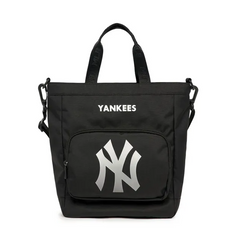 Set Balo Trẻ Em MLB Basic NY Yankees 7ABK0013N-50BKS Kèm Túi Tote Đen - Balo Chất Liệu Polyester Cao Cấp cho Bé Yêu