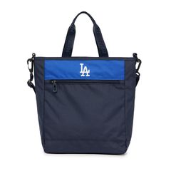 Balo trẻ em MLB Led LA Dodgers 7ABK0023N-07NYS - Balo thời trang kèm túi tote xanh dương với logo LA Dodgers, chất liệu Polyester cao cấp