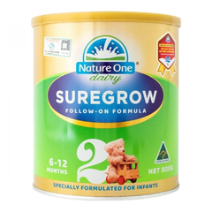 Sữa Bột Nature One Dairy SureGrow cho Bé 0-6 Tuổi - 36 Thành Phần Thiết Yếu, Hỗ Trợ Tiêu Hóa, Tăng Cường Miễn Dịch Tự Nhiên