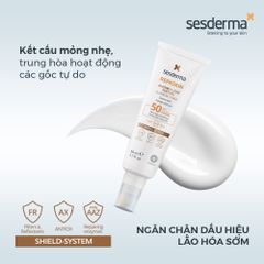 Sữa Chống Nắng Vật Lý Lai Hóa Học Sesderma Repaskin Invisible Light SPF50+ - Bảo Vệ Da Tối Ưu, Chống UVA/UVB/IR.