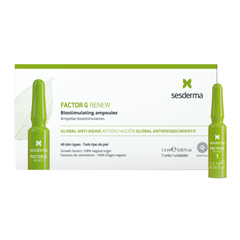 Tinh Chất Tái Tạo Da Sesderma Factor G Renew Biostimulating Ampoules - Dưỡng Ẩm, Ngăn Ngừa Nếp Nhăn, Thúc Đẩy Tăng Sinh Collagen