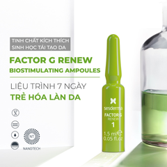 Tinh Chất Tái Tạo Da Sesderma Factor G Renew Biostimulating Ampoules - Dưỡng Ẩm, Ngăn Ngừa Nếp Nhăn, Thúc Đẩy Tăng Sinh Collagen