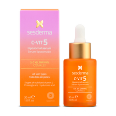 Tinh Chất Sesderma C-VIT 5 Liposomal - Serum Làm Sáng Da Dưỡng Ẩm, Chống Oxy Hóa, Phục Hồi Da Chuyên Sâu 30ml