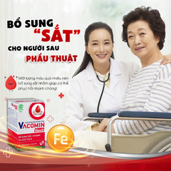 Viên uống bổ sung sắt và vitamin Vacomin Hevit - Hỗ trợ sức khỏe, tăng cường đề kháng, giảm thiếu máu 60 viên