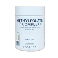 Viên Uống Hỗ Trợ Cải Thiện Chức Năng Não Bộ Methyl-Elite+ - Tăng Cường Trí Nhớ, Hỗ Trợ Tinh Thần Tập Trung từ Codeage, 120 Viên