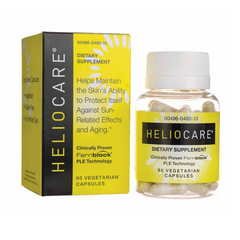 Viên uống chống nắng Heliocare Dietary Supplement - Bảo vệ da, chống oxy hóa, ngăn sạm màu và lão hóa, 60 viên thuần chay