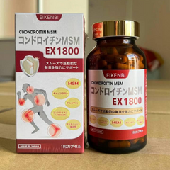 Viên Uống Hỗ Trợ Xương Khớp MSM EX1800 Eikenbi - Giảm Đau, Tăng Linh Hoạt, Bồi Bổ Cho Người Cao Tuổi, Hộp 180 Viên