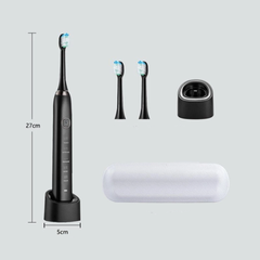 Bàn Chải Điện Sarmocare S100 Plus - 5 Chế Độ Làm Sạch, Đầu Chải Nhỏ Mềm, Hiệu Quả Sạch Răng Miệng Trong 2 Phút Mỗi Ngày
