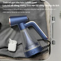 Bàn Là Hơi Nước Cầm Tay Deerma GT10W - 5 Lỗ Phun Hơi, Bình Chứa 120ml, Giúp Ủi Nhanh Chóng, Gọn Nhẹ, Du Lịch Tiện Dụng