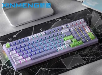Bàn phím cơ không dây Bluetooth Xinmeng X98 Pro LED RGB - 98 phím, Hotswap 5 Pin, Tương thích Windows/Mac, Thiết kế đẹp, Phụ kiện gaming